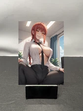 Makima Chainsaw Man Waifu Anime Custom Art Trading Card NSFW AVAILABLE W3244