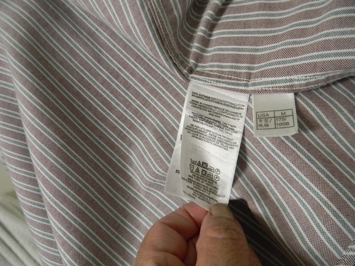 BROOKS BROTHERS REGENT Multi-Color Striped 100% Supima Cotton Shirt Size M #15 - Picture 5 of 9