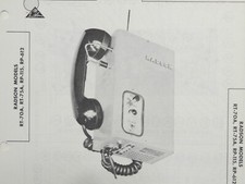 Original Sam Photofact Manual RADSON RT-70A, RT-75A, RP-115, RP-612 (526)