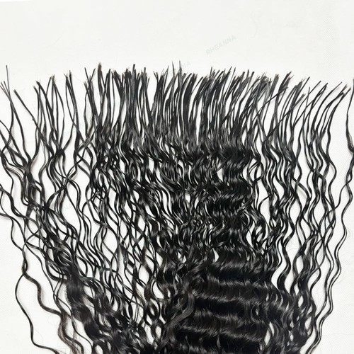 Pre-Divided Curly Hair Bulk Human Hair For Boho Braids Hair Extensions Braiding - Picture 14 of 21