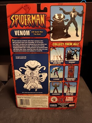 Spider-Man Classics Venom with Trap Base; ToyBiz 2004 | eBay