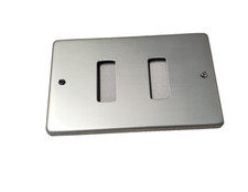 PLACCA ALLUMINIO CHIARA 2 FORI AVE P42SC GRATTACIELO