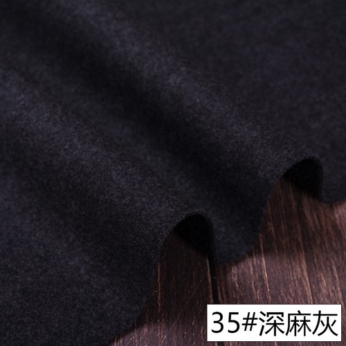 Fall Thick Solid Cashmere Imitation Wool Cloth Diy Coat Woollen Fabric Wide 57" - Picture 13 of 46