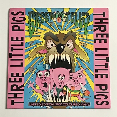 Greenjelly - Three Little Pigs Ltd Edn (Pink) 7'' Record - 74321 15142 7 EX/EX