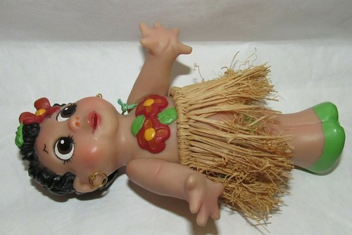 1997 TINY TUMMIES TRAVELER HAWAIIAN HULU GIRL BY PAT KOLESAR COLLECTIBLE DOLL - Bild 5 von 6