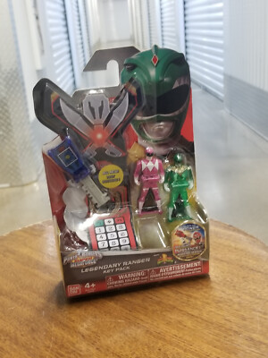 Bandai Power Rangers Legendary Key Pack GREEN Pink Super Sentai Megaforce Tommy