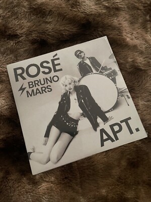 Rare ROSÉ feat. Bruno Mars  APT. 7  White Vinyl 45 Record Brand New SEALED! BW