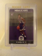 2017-18 Panini NBA Hoops #255 Rookie De'Aaron Fox (RC) Kings/Spurs MINT!!!