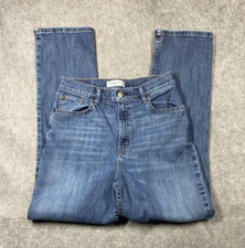 Abercrombie Fitch Jeans Womens 29/8R Blue The 90s Straight Ultra High Rise Curve