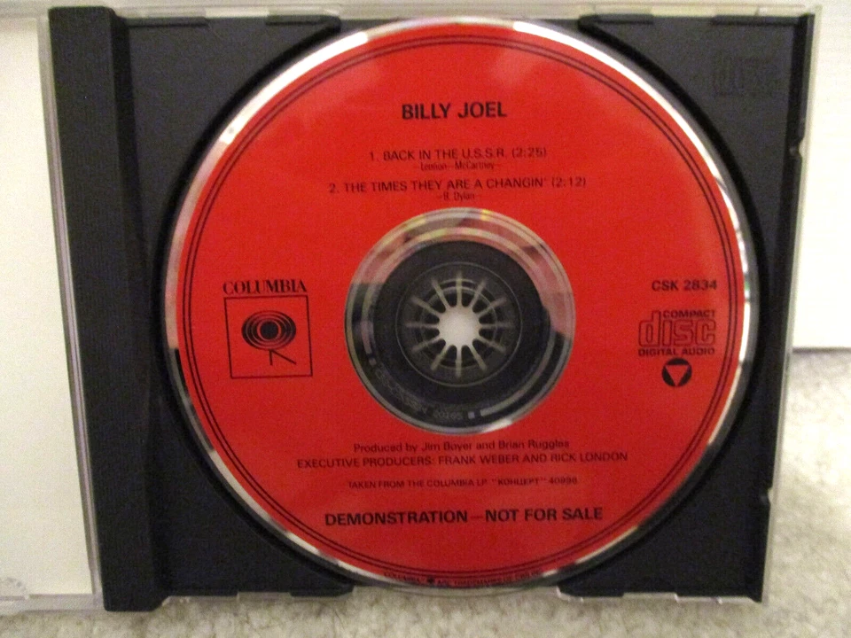 Billy Joel CD Single Live From The KOHU,EPT Album Promo Only - Image 3 of 4