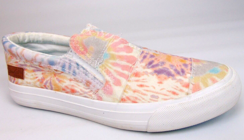 Blowfish Malibu Girls' Maddox-T Sneaker - Slip-On Patchwork Design, Cushioned Footbed, Velcro Closure - View #7
