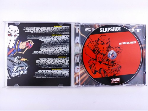 SLAPSHOT 16 VALVE HATE CD 1996 PRESS PUNK BOSTON HARDCORE TAANG! RECORDS RARE - Picture 3 of 4