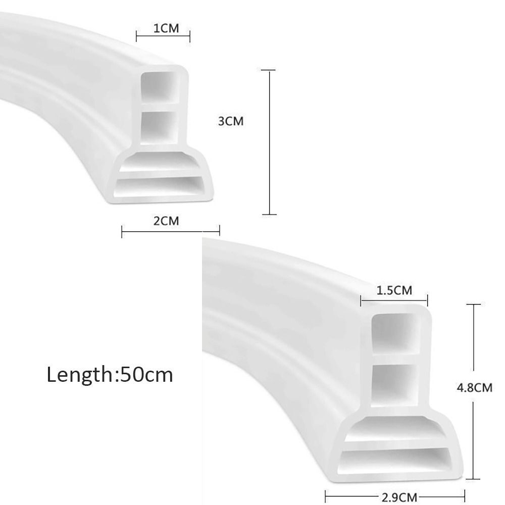 Silicone Water Retaining Strip Flexible Seal Strip Bathroom Door