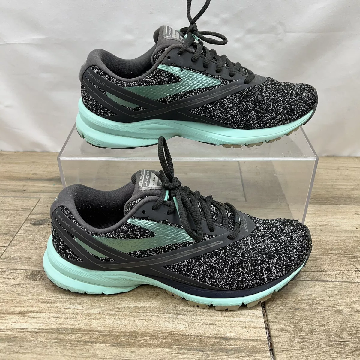 Brooks Launch 4 Womens Shoes Sneakers Size 9.5 Gray 1202341B048 Running Athletic