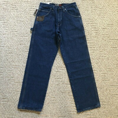 Wrangler Riggs Workwear Men's Work Horse Jeans Carpenter Relaxed Fit 3W001 38X30
