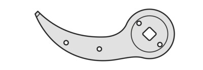 Felco Ersatzklinge 2/4 für Baum- / Gartenschere Felco 2 / Gegenklinge + Nieten