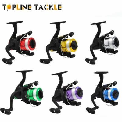 Topline Tackle Portable Spinning Reel Left/Right Freshwater Saltwater 200 Ultral