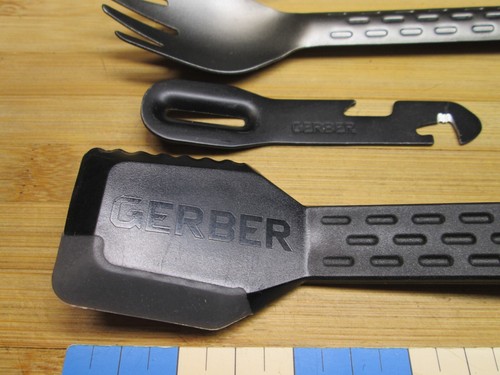 Camp Set Legendary Blades ComplEAT Spoon Spork Spatula Bottle & Can Opener - Picture 3 of 10