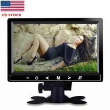 US 7 Inch TFT-LCD Color 2 Video Input Headrest Ultra Thin Car Rear View Monitor