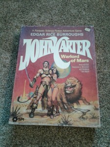 SPI John Carter Warlord of Mars RPG Sci Fi Game Edgar Rice ...