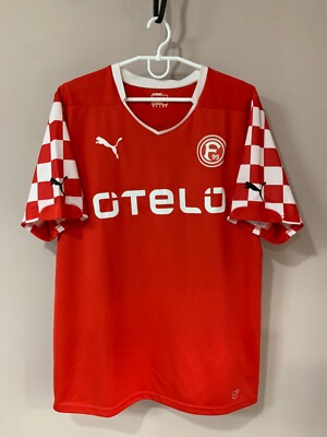 Fortuna Dusseldorf 2014/2015 Home Football Shirt Puma Soccer Jersey Size L