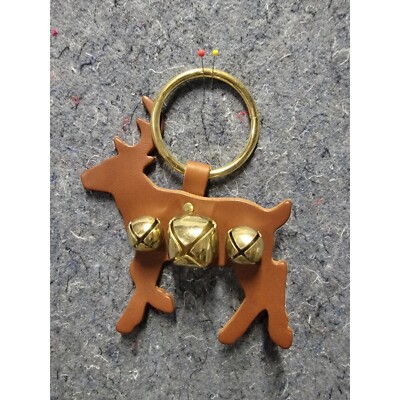 Reindeer Leather with Bells & Ring