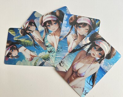 Rosa Anime Waifu Sexy Doujin ACG Custom Trainer Art card