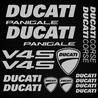 Ducati Corse decals Panigale V4 S stickers for motorcycle side from vinyl foil