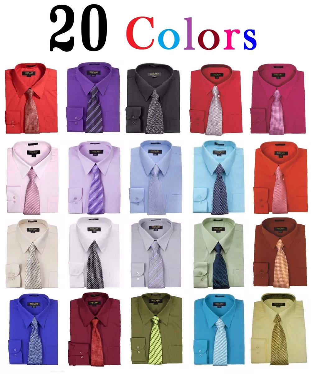 dress shirt and tie combinations