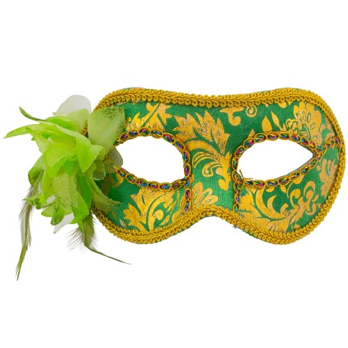 WOMENS Masquerade MASKS | VENETIAN Floral Face Masks | Fancy Dress PROM BALL - Picture 13 of 15