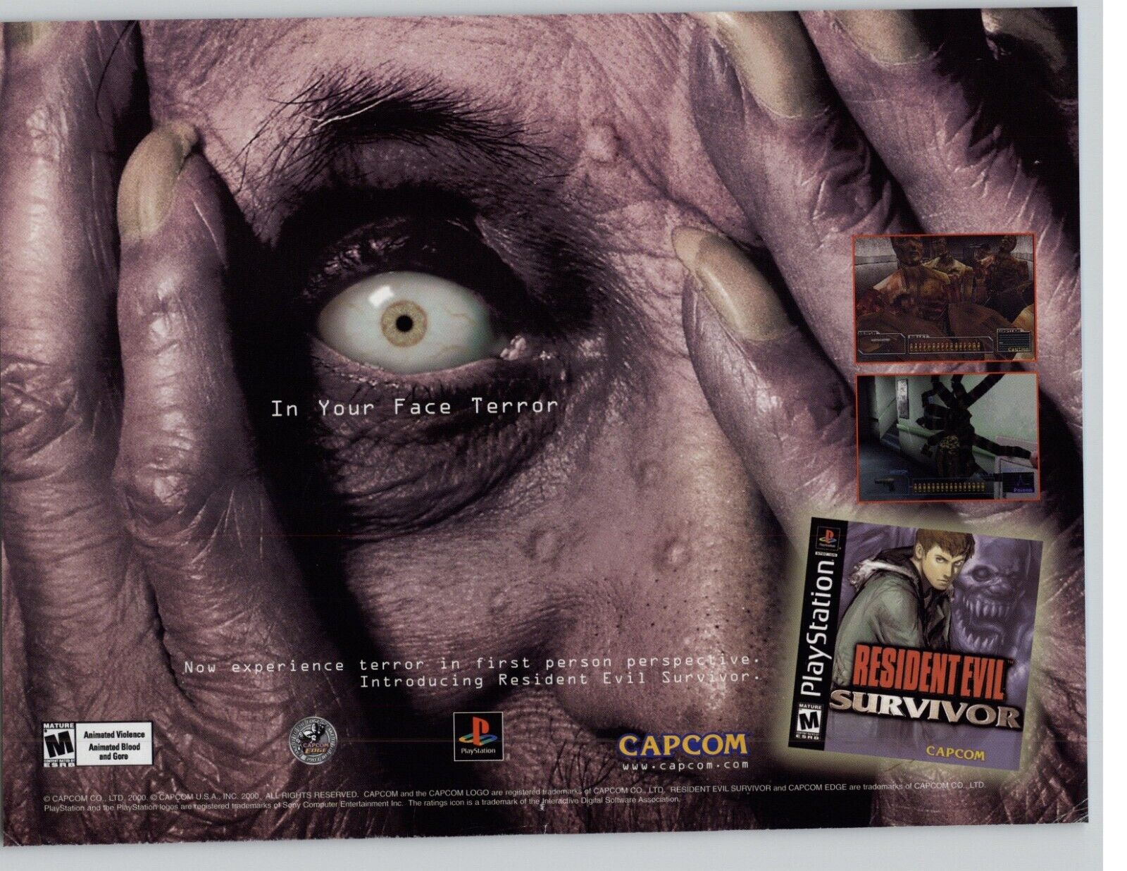 Resident Evil 1 Cover Art Poster Official Art - 11x11 Quality Prints video  Game