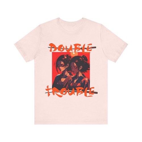 Asian Manga Samurai Girls Portrait T-shirt, Onna-musha Illustration Tee, Unisex - Picture 23 of 168