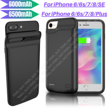 6500mAh Battery Charger Case Power Bank Charging Cover For iPhone 6 7 8 Plus SE