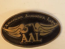 Vintage AAL (American Acoustics Labs) Speakers Belt Buckle