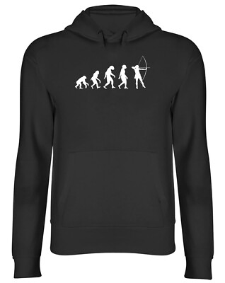 Evolution of Archery Herren Damen Kapuzenpullover Hoodie