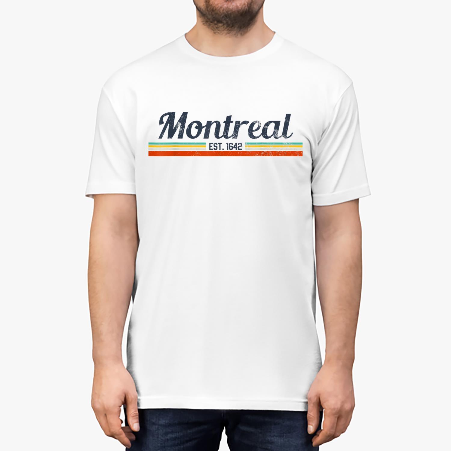 Montreal Canada Vintage T Shirt Men Fashion 2023 Women T Shirt Short