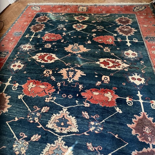 £5000 HANDMADE Persiann Ziegler Ushak hand knotted wool rug 370 X 320 Cm - Picture 5 of 15