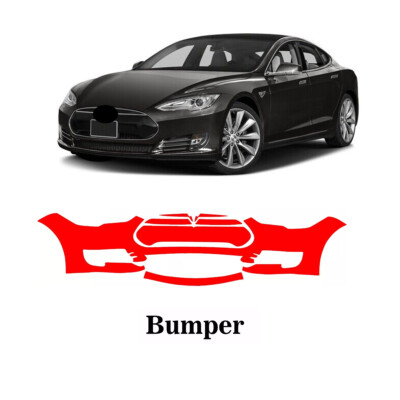 Precut PPF Paint Protection Film Front bumper For Tesla Model S 2012-2016