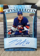 2021-22 UD Trilogy Crystallized Signatures #C-JP Jean-Gabriel Pageau