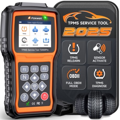 FOXWELL T2000PRO OBD2 Diagnosegerät RDKS TPMS Programmiergerät Reifendrucksensor