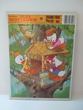 VINTAGE DISNEY HUEY, DEWEY  LOUIE FRAME-TRAY PUZZLE,1981,4510D-33,WHITMAN