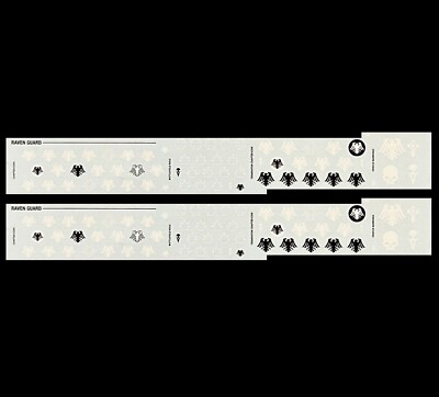 Leviathan Raven Guard Primaris Space Marines Decals Transfers x2 Warhammer 40k