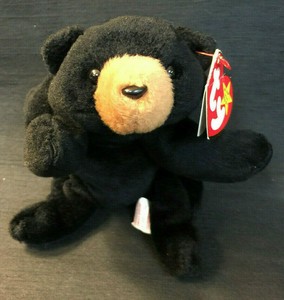 blackie the black bear beanie baby