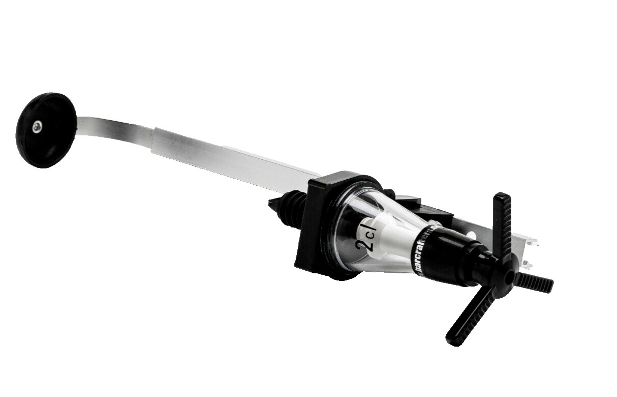 BARCRAFTERS Portionierer Set 2 cl + Wandhalterung Spirituosen Dosiergerät