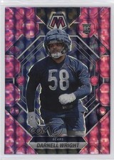 2023 Panini Mosaic Rookies Pink Camo Mosaic Prizm Darnell Wright #307 11yh