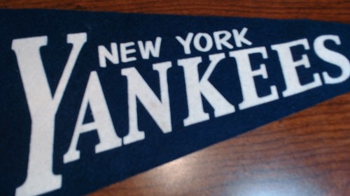 1962 The Mick Mickey Mantle New York Yankees Pennant - Picture 6 of 9