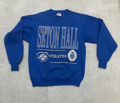 Seton Hall Pirates Sweatshirt Medium Hanes Pls Read