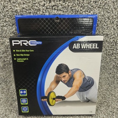 PRO Strength Ab Wheel Exercise Roller Core Trainer Fitness Home Gym Workout New