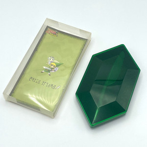 Nintendo DS Legend of Zelda Spirit Tracks Feather Stylus Pen w/Rupee Case Japan