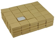 JPB Kraft Cotton Filled Jewelry Box 11 Case of 100 2 inches x 1.5 inches